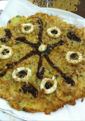 Hình của món Takoyaki kiểu Việt.