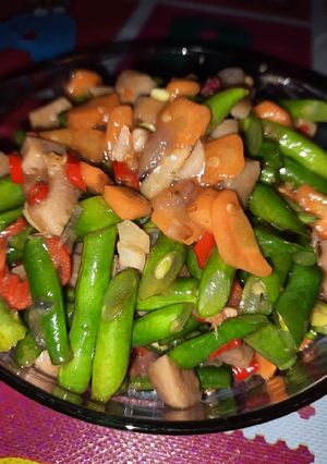 Foto resep 13) Tumis Buncis Wortel Baso