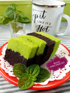 Foto resep 395. Brownies Pandan Kukus (ala) Amanda