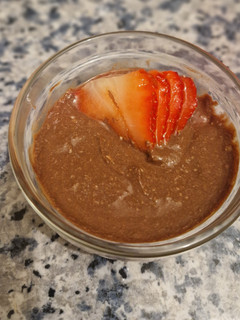 Una foto de Mousse de chocolate