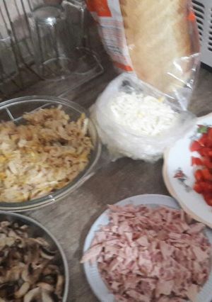 عکسی از دستور مواد لازم برای اسنک