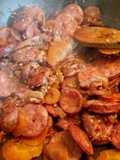 Chorizos al tannat del Tata Juan