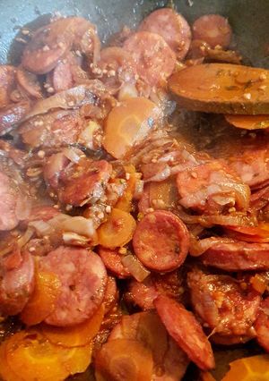 Una foto de Chorizos al tannat del Tata Juan