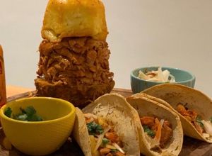 Una foto de Tacos al pastor