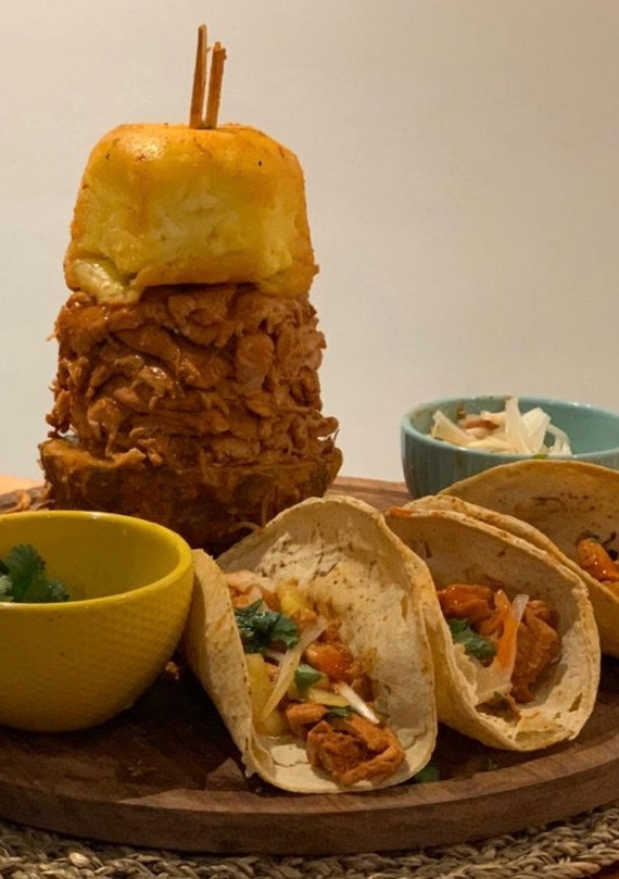 Una foto de Tacos al pastor