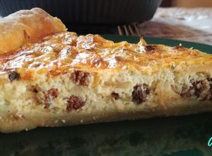 Magyaros quiche recept fotója