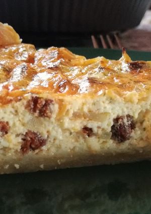Magyaros quiche recept fotója