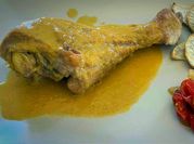 Una foto de pavo con cerveza