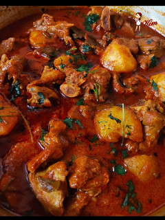 A picture of Mutton Curry.