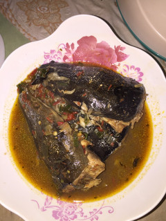 A picture of Cat fish pepper soup.