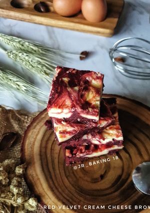 Foto resep Red Velvet Cream Cheese Brownies (tintinrayner)