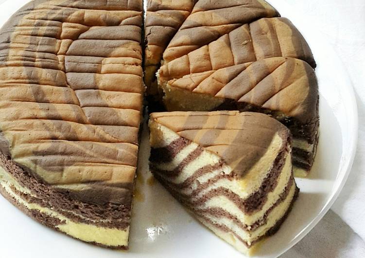How to Prepare Favorite Ogura Zebra Cake