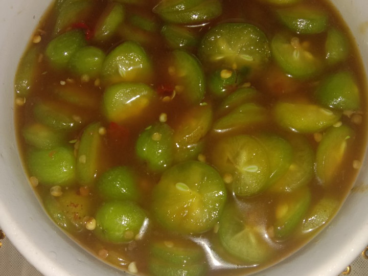 Cara Gampang Membuat Rujak belimbing wuluh, Sempurna