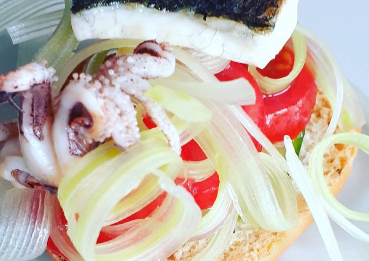 Trancio di branzino in versione fingerfood