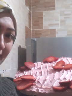 صورة لوصفة كيك الجيلي والكريم شانتيه