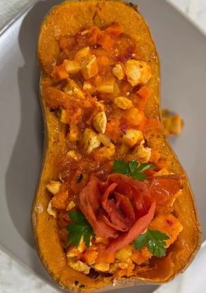 Una foto de Calabacín con Vegetales