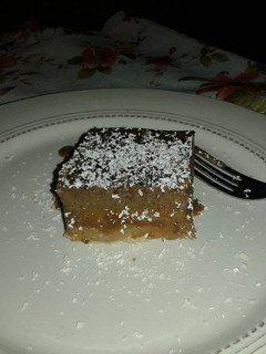 Una foto de Postre de chocolate y dulce de leche