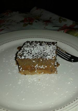 Una foto de Postre de chocolate y dulce de leche