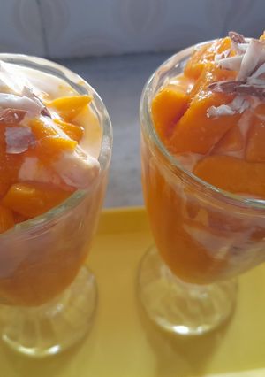 A picture of Mango falooda.
