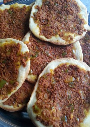 صورة لوصفة صفيحة لحم سورية