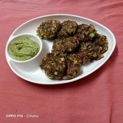 A picture of Moong tikki /Moong cutlet /cutlet /Moong kebab/kabab.