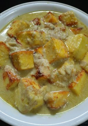 A picture of Paneer Rezela.