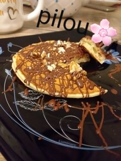 صورة لوصفة بان كيك 🤩🤤