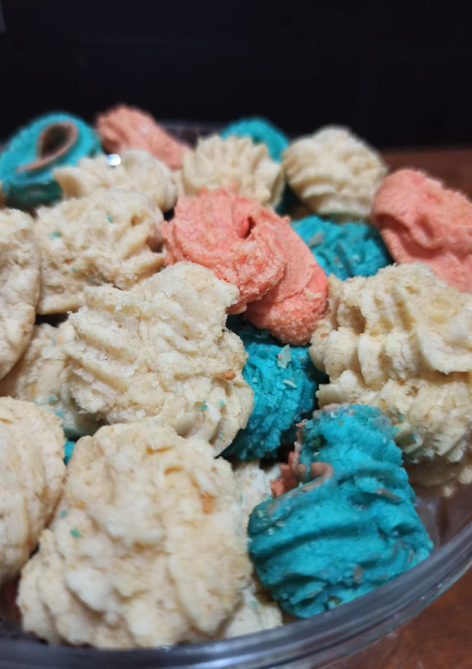 Foto resep SAGU KEJU PELANGI(Tanpa gula pasir)