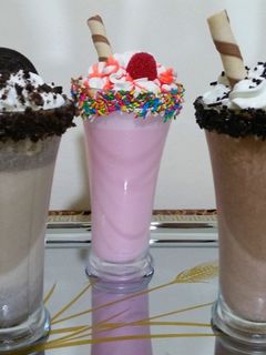 صورة لوصفة ميلك شيك