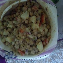 A picture of Chaana Chaat.