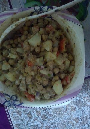 A picture of Chaana Chaat.