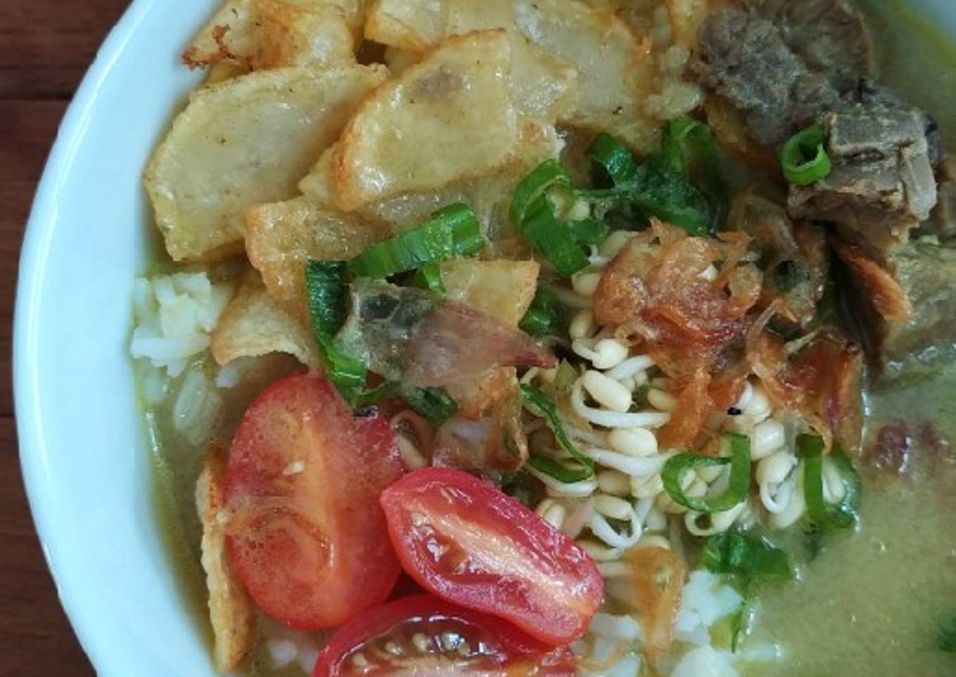 Soto Daging Sapi + Kentang