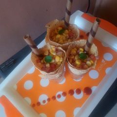 A picture of Papad corn stuffed sweetcorn.