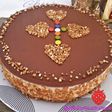 Tarta Mousse de Crema Pastelera y Almendras