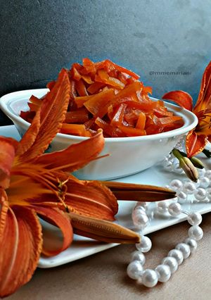 عکسی از دستور هویج شکری