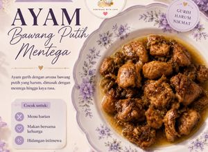 Foto resep Ayam Bawang Putih Mentega Sat Set