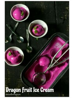 Foto resep Es Krim Buah Naga