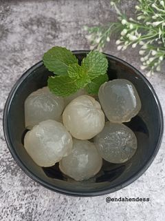 Foto resep Bola Air Kelapa (isian mochi kelapa) 💛