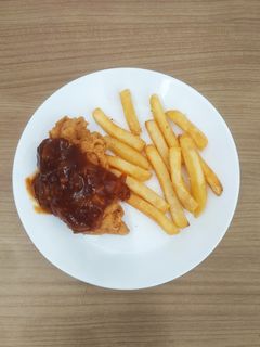 Foto resep Chicken steak & BBQ sauce