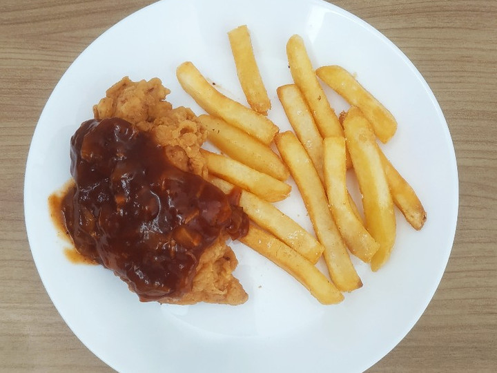Cara Bikin Chicken steak &amp;amp; BBQ sauce Wajib Dicoba