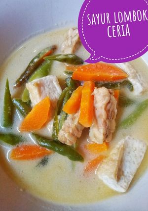 Foto resep Sayur lombok (sayur lontong)