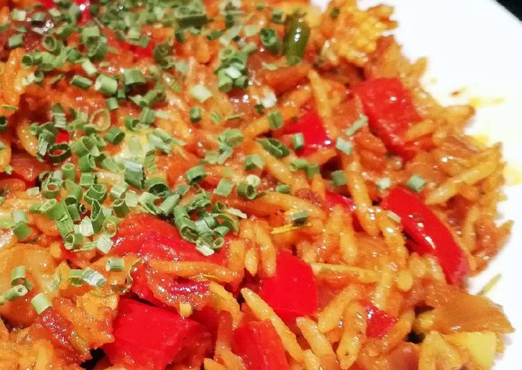 Step-by-Step Guide to Prepare Award-winning Spicy Red Risotto (Vegan)