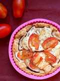 Torta salata con melanzane e pecorino