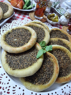 صورة لوصفة مناقيش زعتر