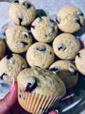 Muffins de arándanos