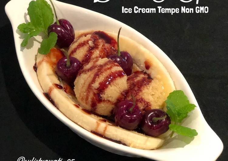 Banana Split 
Ice Cream Tempe Organik Non GMO