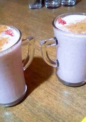 Una foto de Batido de fresa