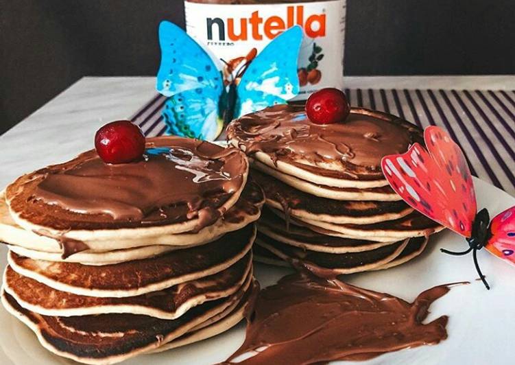 Cara buat Pancake tanpa mixer  yang Sedap