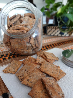 Una foto de Crackers integrales