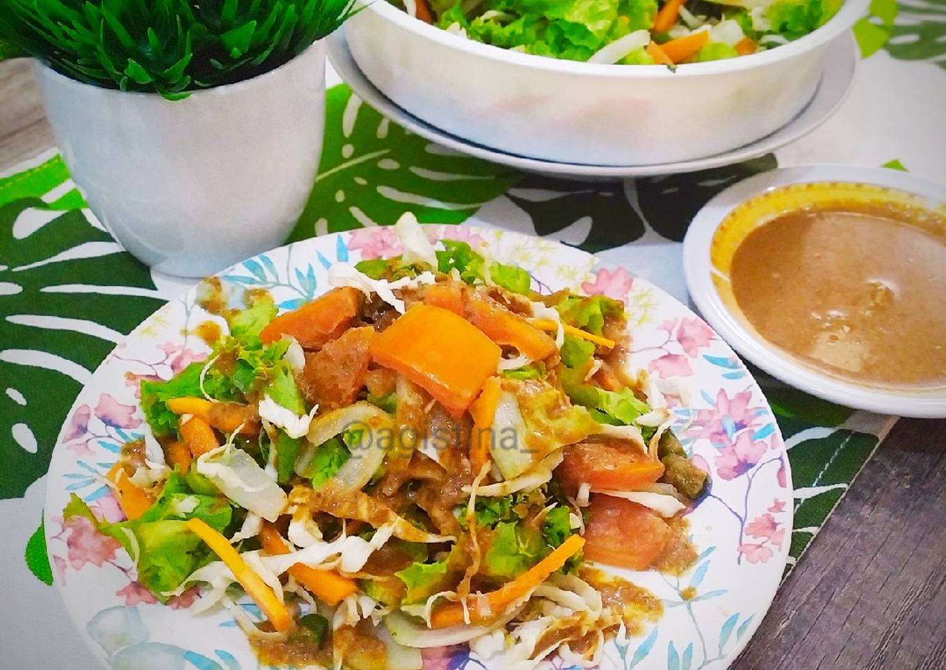 Salad Jepang ala2 marugame (karedok padahal ������)